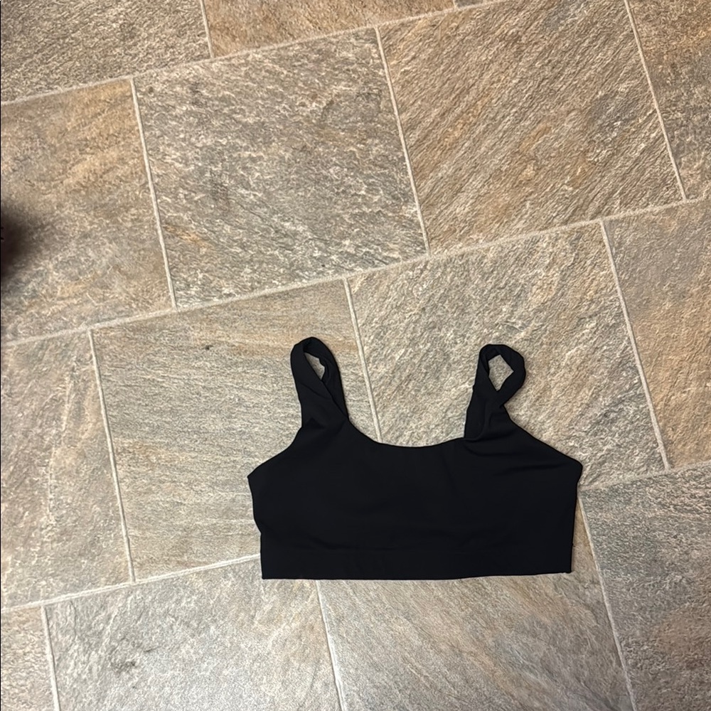 Everlane Black Athletic Bra